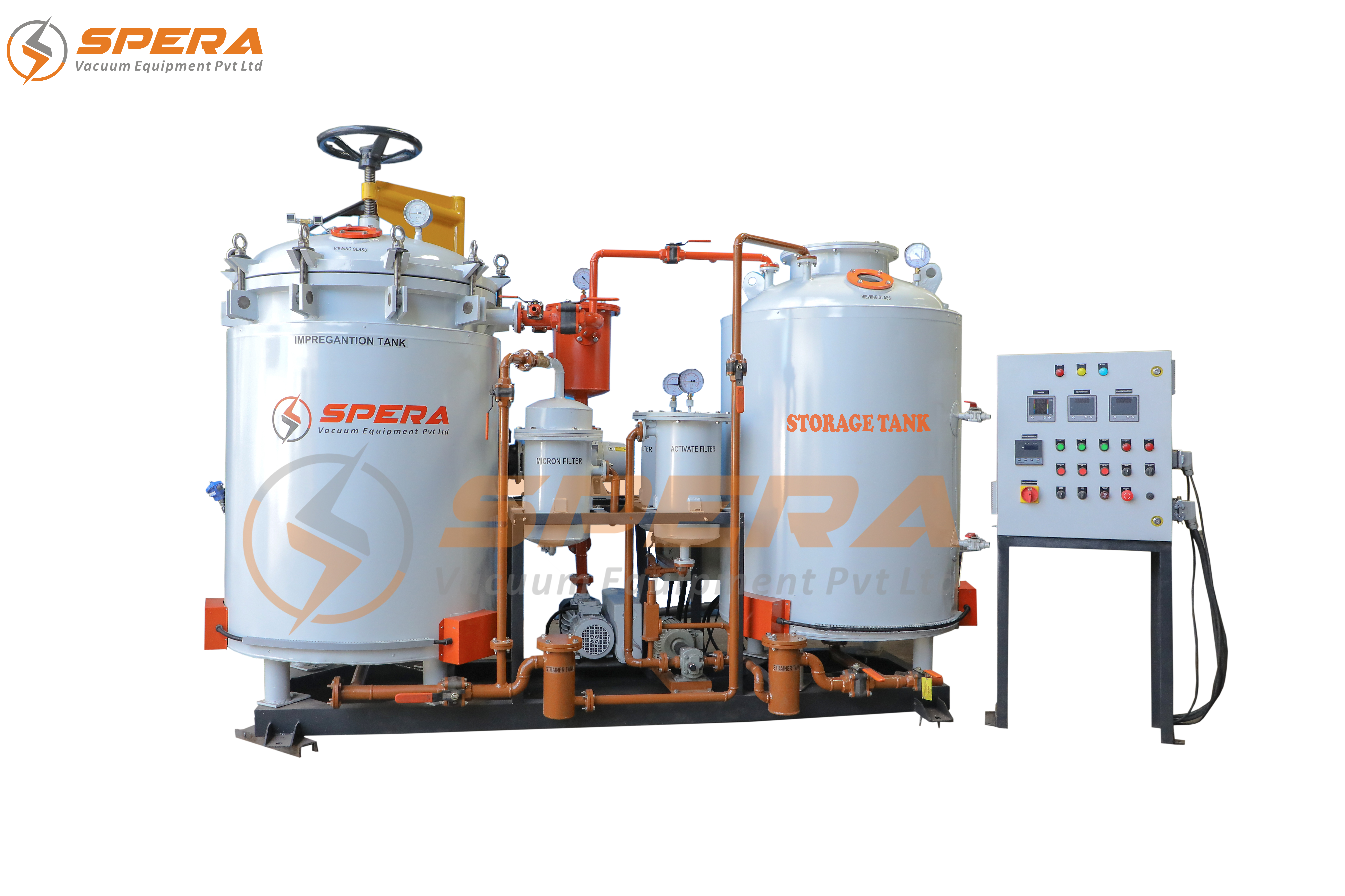 Capacitor Oil Impregnation Plant – view 1